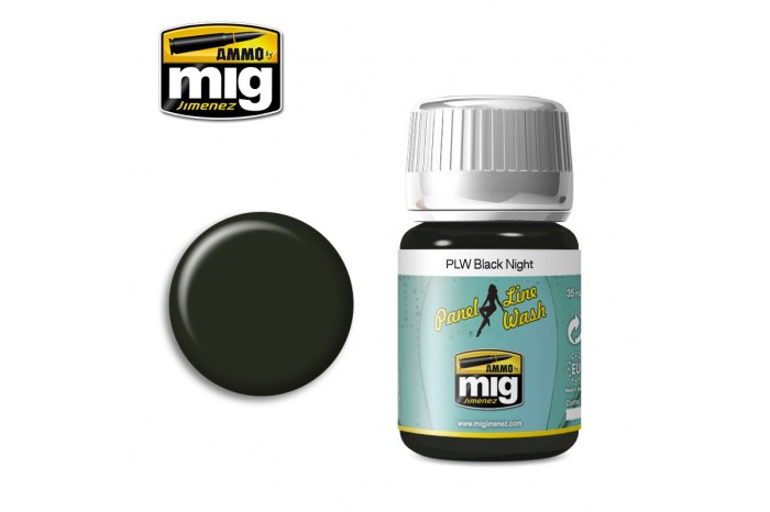 BLACK NIGHT (Panel Line Wash) - 1611