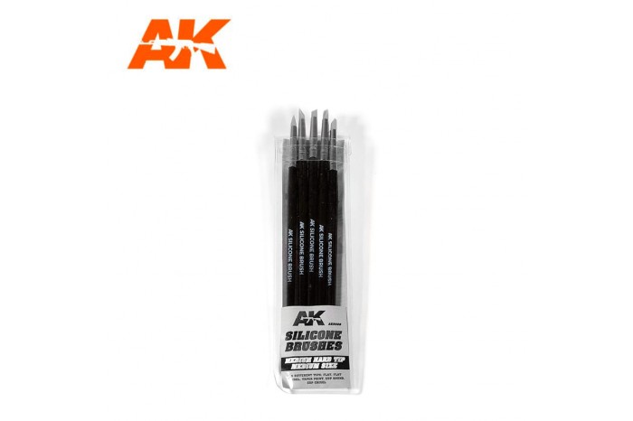 SILICONE BRUSHES MEDIUM, TIP MEDIUM - 9086