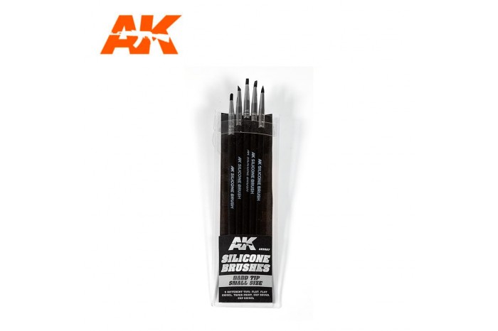 SILICONE BRUSHES HARD, TIP MEDIUM - 9088