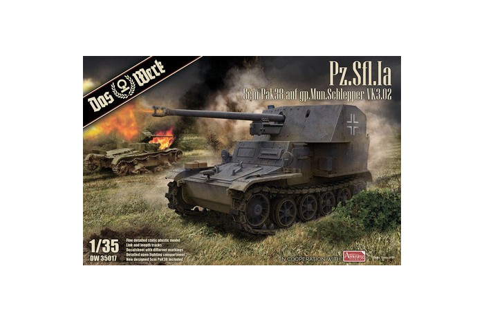 Pz.Sfl.Ia 5cm Pak38 (VK3.02) (1:35) - 35017