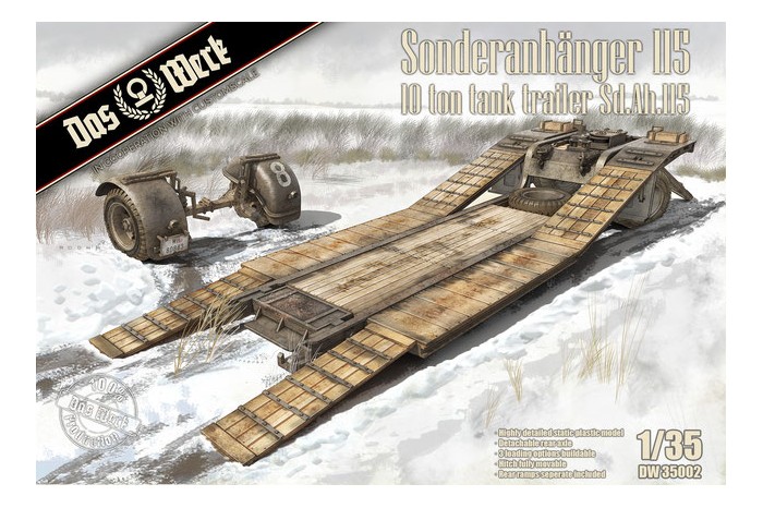 10t Tank Trailer Sd.Ah.115 (1:35) - 35002