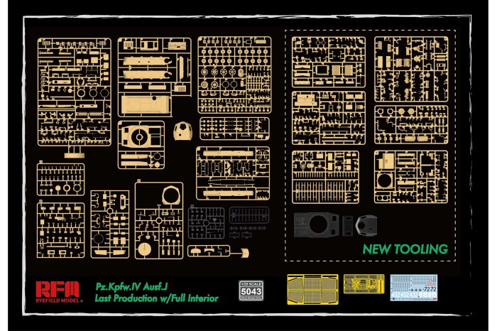 Panzer IV Ausf.J last production - full interior (1:35) - 5043