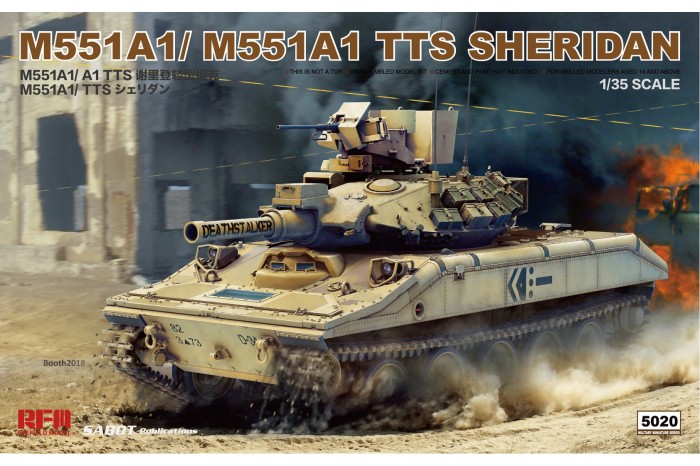 M551A1/M551A1 TTS Sheridan (1:35) - 5020