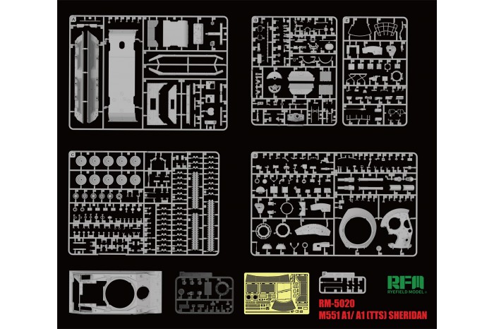 M551A1/M551A1 TTS Sheridan (1:35) - 5020