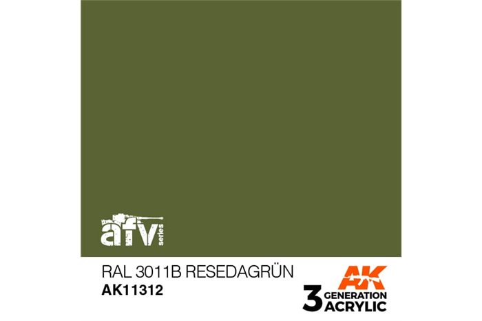 312: RAL 6011B Resedagrün (17ml) - acryl