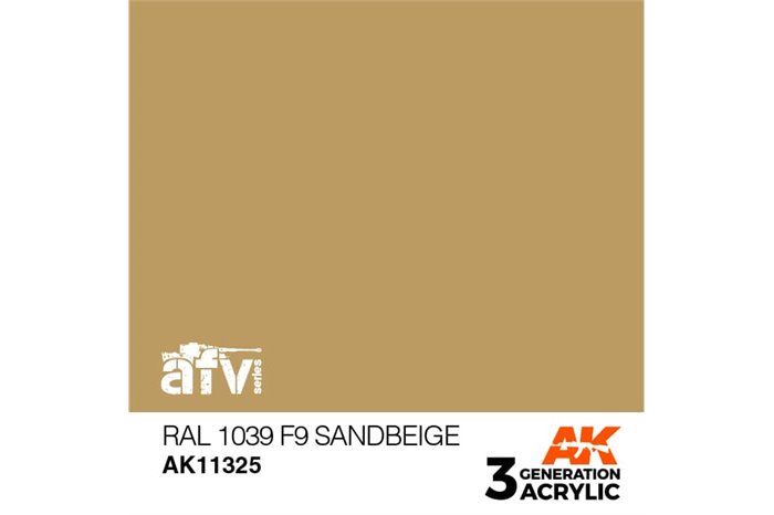 325: RAL 1039 F9 Sandbiege (17ml) - acryl