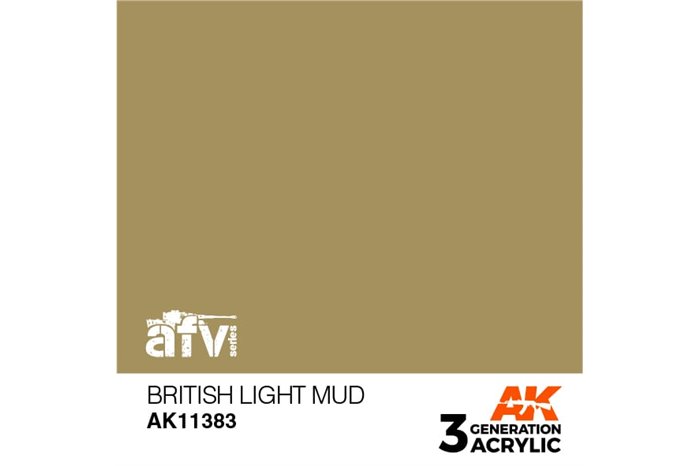 383: British Light Mud (17ml) - acryl