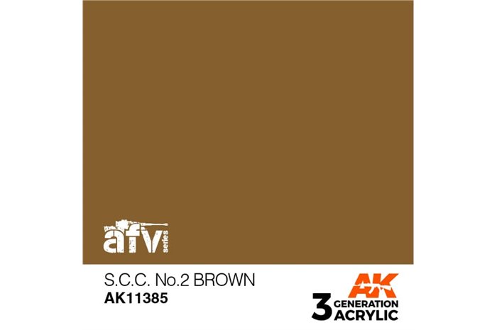 385: S.C.C No.2 Brown (17ml) - acryl