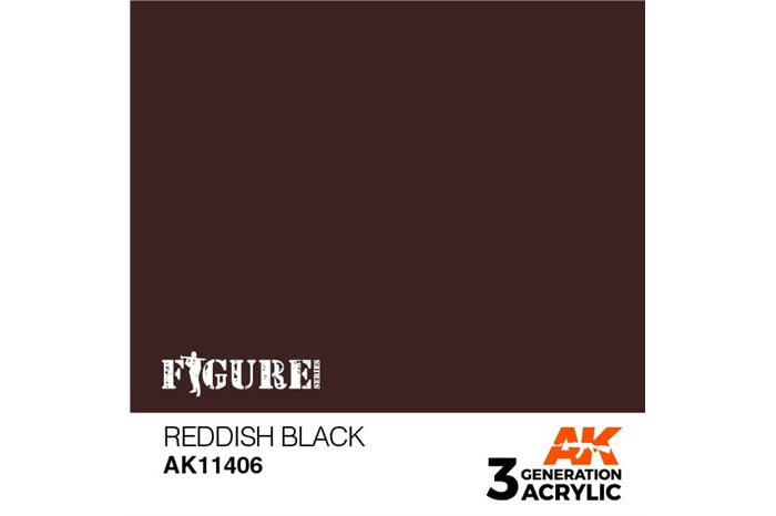 406: Reddish Black (17ml) - acryl