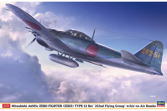 A6M5c "252nd Flying Group" w/A-A Bomb (1:32) - 08257
