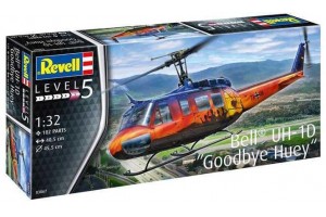 Plastic ModelKit vrtulník 03867 - Bell UH-1D "Goodbye Huey" (1:32)