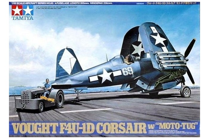 Vought F4U-1D Corsair w/"Moto-Tug" (1:48) - 61085