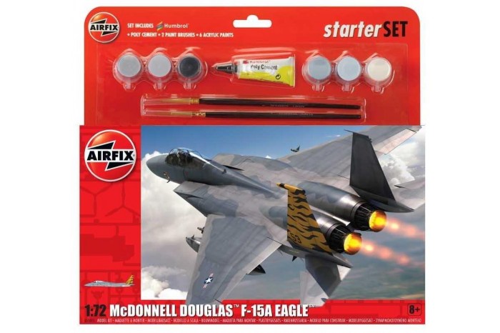 Starter Set letadlo A55311 - McDonnell Douglas F-15A Eagle (1:72)