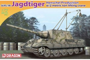 Model Kit military 7345 - Kingtiger Henschel Production w/2 Metric Ton Lifting Crane (1:72)