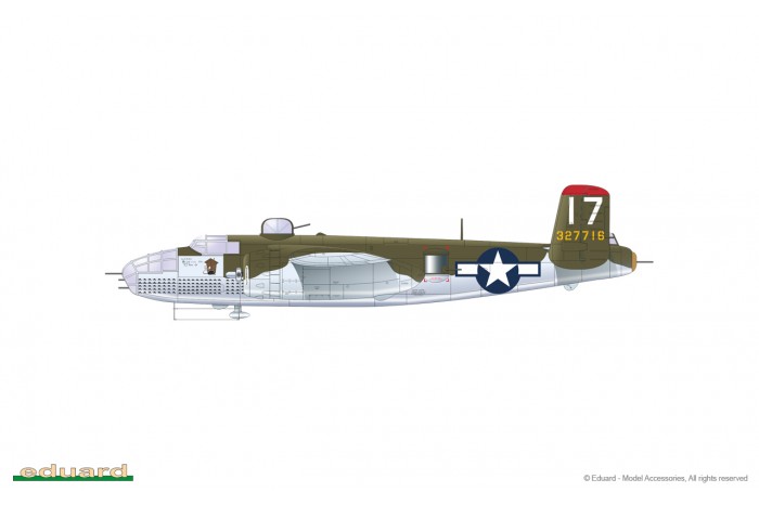 B-25J Mitchell "ANGEL OF MERCY" (1:72) - 2140