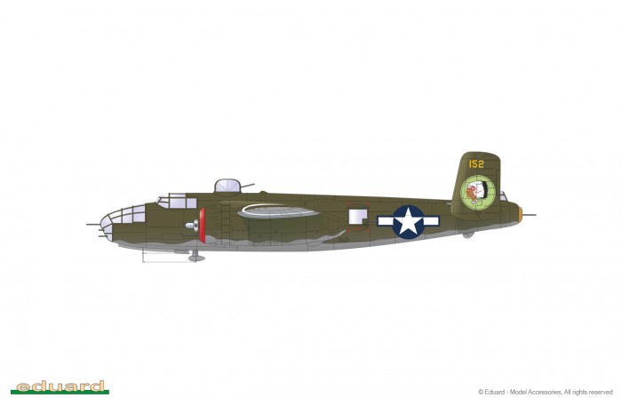 B-25J Mitchell "ANGEL OF MERCY" (1:72) - 2140