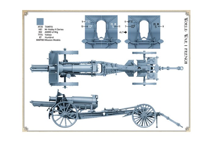 French Schneider 155mm C17S howitzer (1:35) - 35022