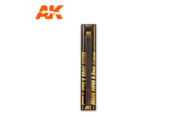 Brass pipes 0,2mm (2pcs) - 9101