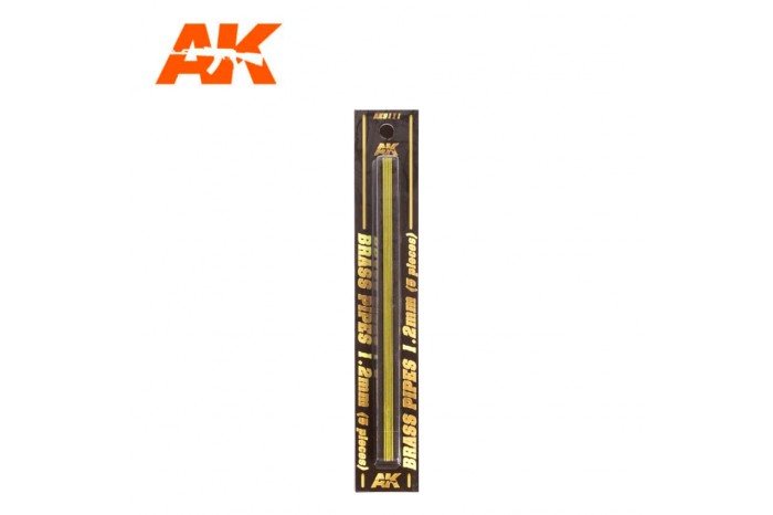 Brass pipes 5x1,2mm - 9111