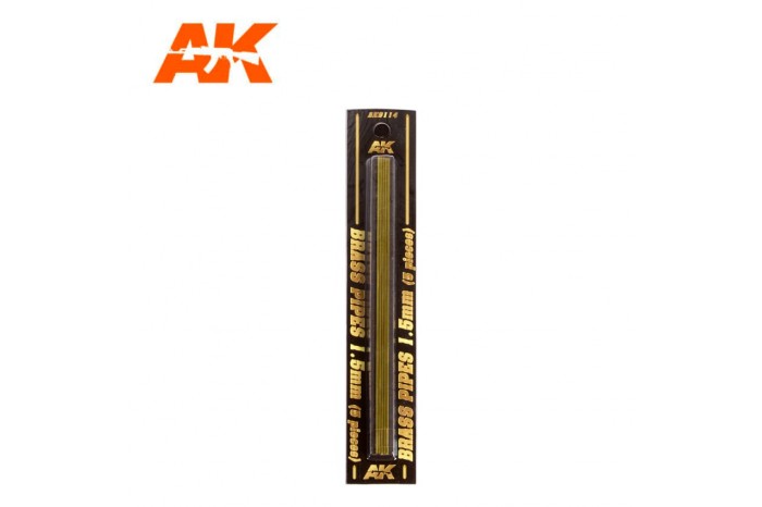 Brass pipes 5x1,5mm - 9114