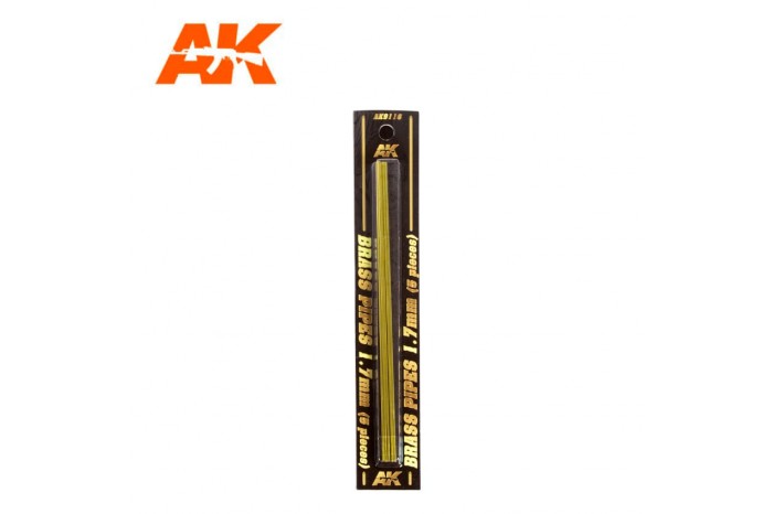 Brass pipes 5x1,7mm - 9116