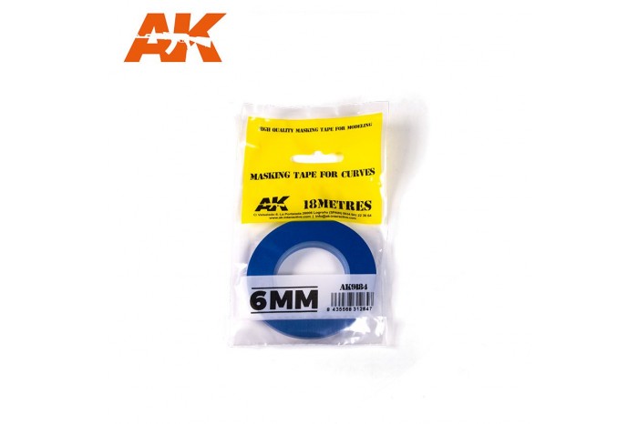 Masking Tap For Curves 6mm - 9184