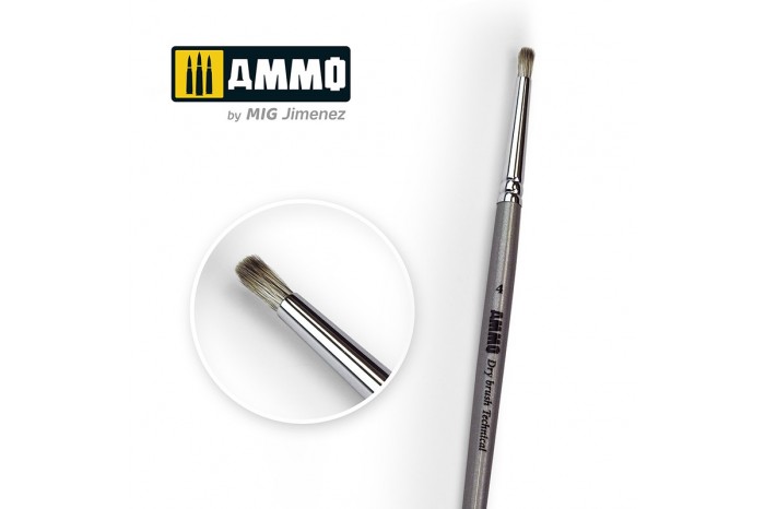 4 AMMO Drybrush Technical Brush - 8701