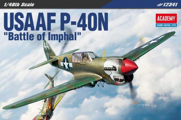 Model Kit letadlo 12341 - USAAF P-40N "Battle of Imphal" (1:48)