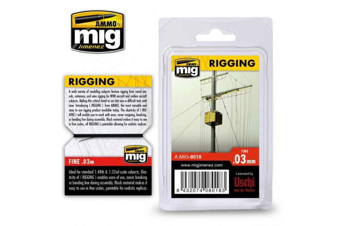 RIGGING MEDIUM 0,03mm - 8018