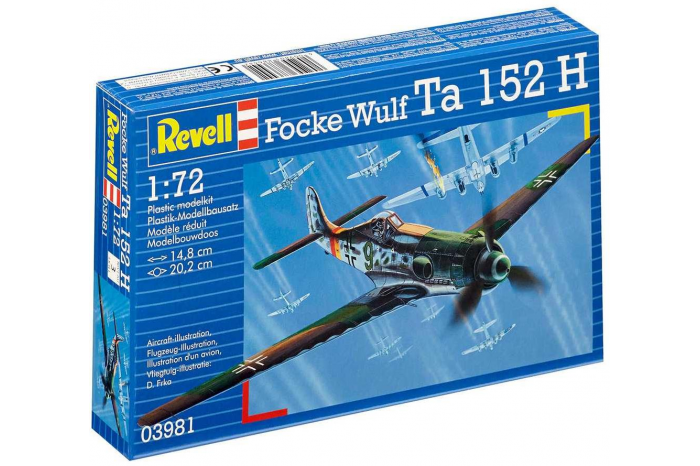 Plastic ModelKit letadlo 03981 - Focke Wulf Ta 152 H  (1:72)