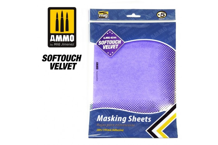SOFTOUCH VELVET MASKING SHEET - 8244