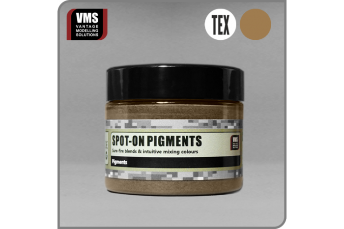 Spot-On pigment 04 - Hnědá zem (Brown Earth) s texturou - P04