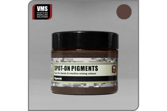 Spot-On pigment 09 - Tmavě hnědá zem (Dark Brown Earth) - P09