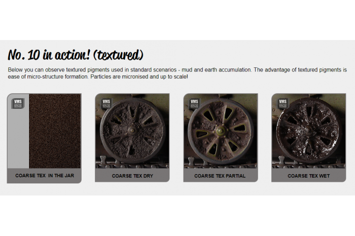 Spot-On pigment 10 - Tmavě hnědá zem (Dark Brown Earth) s texturou - P10