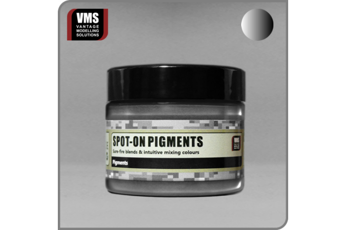 Spot-On pigment 25 - Black Steel Metalic - P25