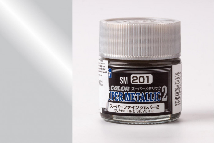 Mr.Color Super Metallic Colors II - Super Fine Silver II - SM201