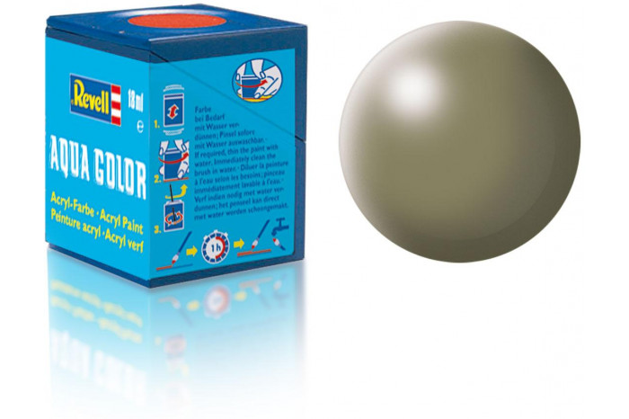 362: greyish green silk - Aqua