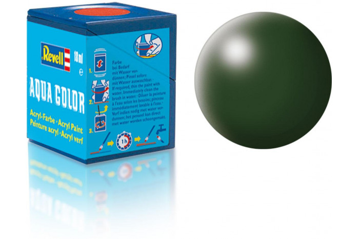 363: dark green silk - Aqua