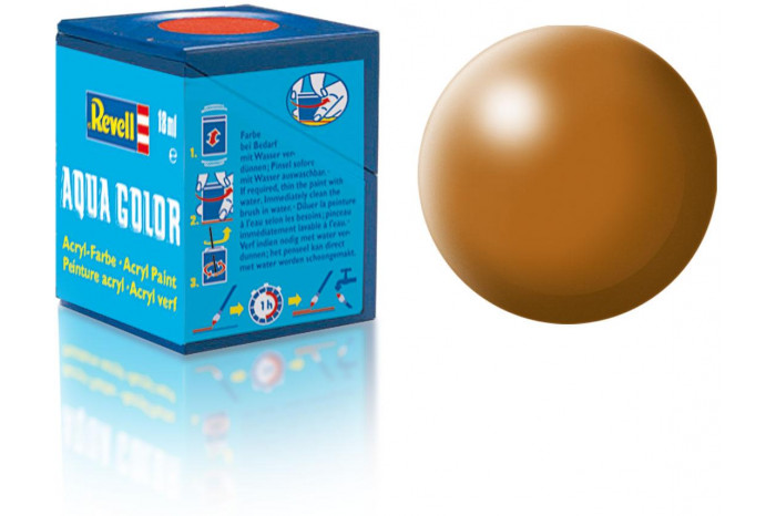 382: wood brown silk - Aqua