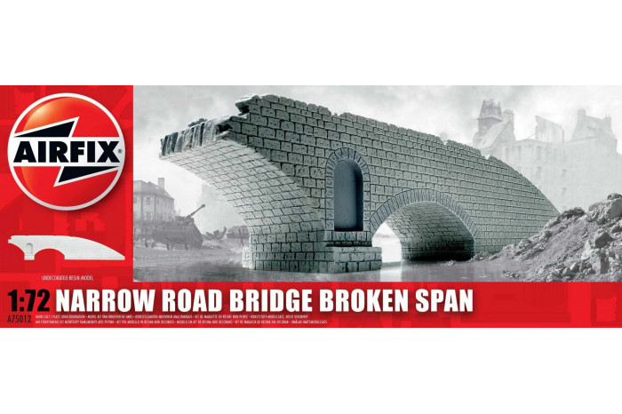 Narrow Road Bridge Broken Span (1:72) - A75012