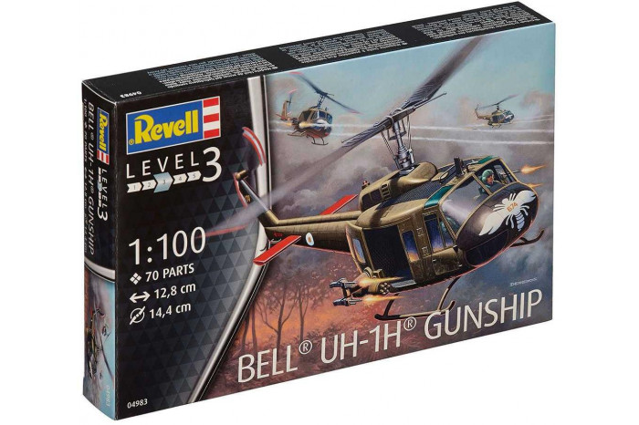 Bell UH-1H Gunship (1:100) - 04983
