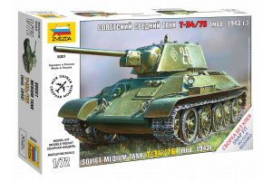 Snap Kit tank Z5001 - T-34/76 (1:72)