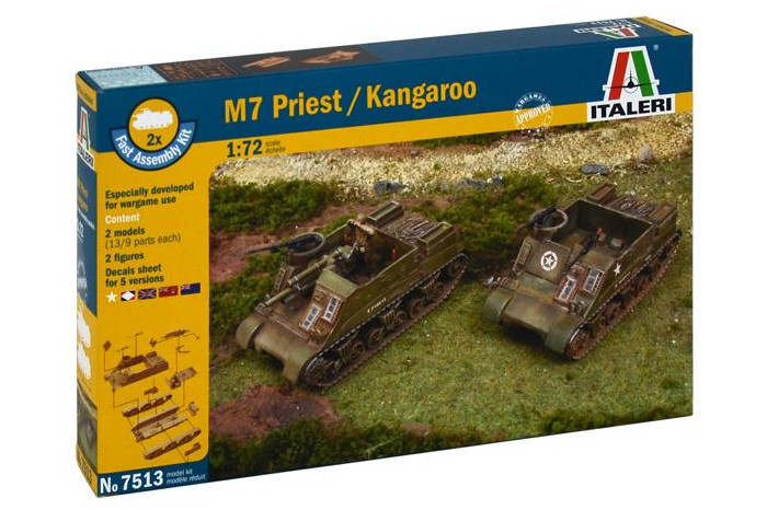 Fast Assembly military 7513 - M7 PRIEST / KANGAROO (1:72)