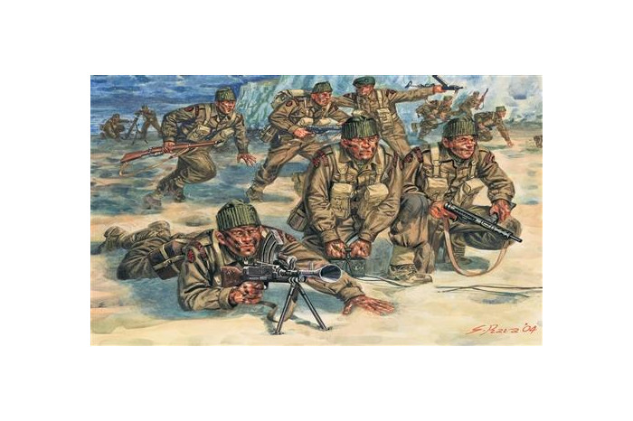 WWII - BRITISH COMMANDOS (1:72) - 6064