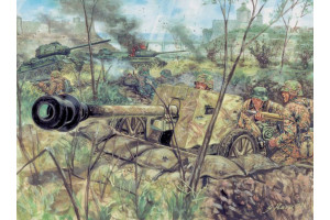WWII - GERMAN PAK40 AT GUN & CREW (1:72) - 6096