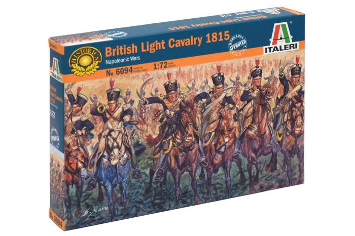 NAPOLEONIC WARS - BRITISH LIGHT CAVALRY 1815 (1:72) - 6094