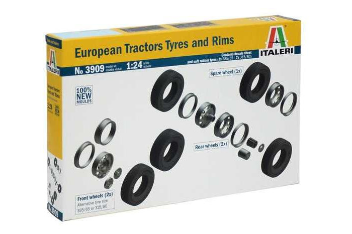 EUROPEAN TYRES and RIMS (1:24) - 3909