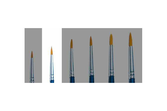 Kulatý syntetický štětec (velikost 00) - 52202