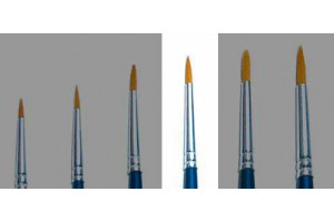 Kulatý syntetický štětec (velikost 1) - 52204