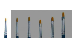 Plochý syntetický štětec (velikost 000) - 52221